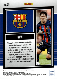 Gavi - Panini Score FIFA Base Set 2022-23, Nr. 55