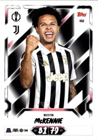Weston McKennie - Topps Match Attax UEFA Club Competitions Base Set 2026-27, Nr. 450