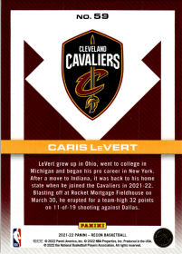 Caris LeVert - Panini Recon Base Set 2021-22, Nr. 59