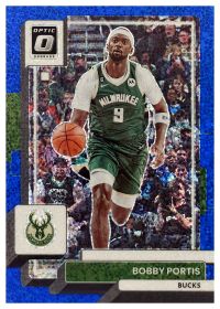 Bobby Portis - Panini Donruss Optic Base Set 2022-23, Nr. 101 – Nummeriert, Blue Sparkle