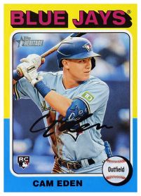 Cam Eden - Topps Heritage High Number Base Set 2024, Nr. 678 – Rookie Card