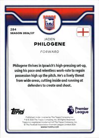 Jaden Philogene - Topps Flagship Premier League Base Set 2026-27, Nr. 284