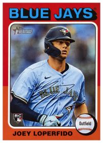 Joey Loperfido - Topps Heritage High Number Base Set 2024, Nr. 709 – Rookie Card, Short Print