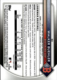 Walker Buehler - Topps Bowman Chrome Base Set 2025, Nr. 53