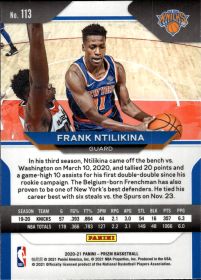 Frank Ntilikina - Panini Prizm Base Set 2020-21, Nr. 113
