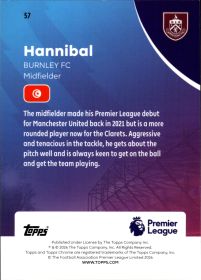 Hannibal - Topps Chrome Premier League Base Set 2025-26, Nr. 57