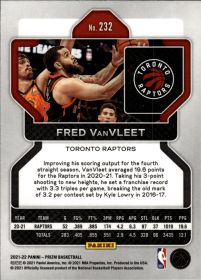 Fred VanVleet - Panini Prizm Base Set 2021-22, Nr. 232