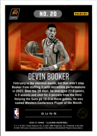 Devin Booker - Panini Illusions Base Set 2020-21, Nr. 20