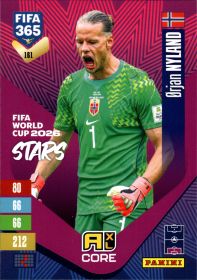 Ørjan Nyland - Panini Adrenalyn XL FIFA 365 FIFA World Cup 2026 Stars 2026-27, Nr. 161