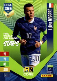 Kylian Mbappé - Panini Adrenalyn XL FIFA 365 FIFA World Cup 2026 Stars 2026-27, Nr. 225
