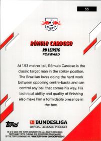 Rômulo Cardoso - Topps Chrome Bundesliga Base Set 2025-26, Nr. 55 – Rookie Card
