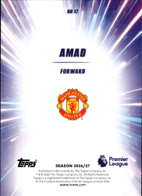 Amad - Topps Flagship Premier League Nitro Boost 2026-27, Nr. NB 17 – Insert