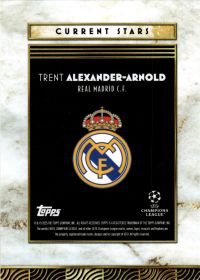 Trent Alexander-Arnold - Topps Deco UEFA Club Competitions Current Stars 2025-26