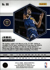 Jamal Murray - Panini Mosaic Base Set 2020-21, Nr. 86