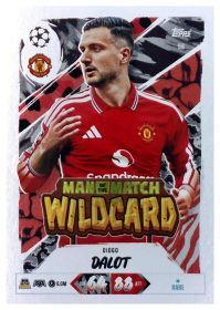 Diogo Dalot - Topps Match Attax UEFA Club Competitions Man of the Match Wildcard 2026-27, Nr. 59