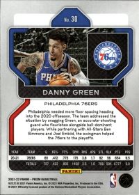 Danny Green - Panini Prizm Base Set 2021-22, Nr. 30