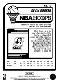 Devin Booker - Panini Hoops Base Set 2023-24, Nr. 191