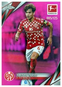 Kaishu Sano - Topps Chrome Bundesliga Base Set 2024-25, Nr. 69 – Nummeriert, Magenta Refractor