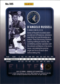 D'Angelo Russell - Panini Donruss Elite Base Set 2021-22, Nr. 185
