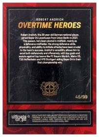 Robert Andrich - Ultimate Dropz Bayer 04 Leverkusen Deutscher Meister Overtime Heroes 2023-24, Nr. 8 – Nummeriert, Silver