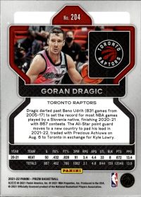 Goran Dragic - Panini Prizm Base Set 2021-22, Nr. 204