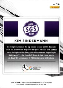 Kim Sindermann - Panini Frauen-Bundesliga TC Collection Next Level 2025-26, Nr. 14 – Insert
