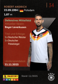 Robert Andrich - Panini FIFA World Cup DFB-Sammelkarten 2026, Nr. 34