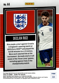 Declan Rice - Panini Score FIFA Base Set 2022-23, Nr. 44