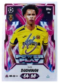 Tajon Buchanan - Topps Match Attax UEFA Club Competitions Power Play Signature Style 2026-27, Nr. 168