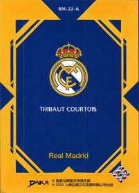 Thibaut Courtois - DAKA Real Madrid Top Audience Base Set 2025-26, Nr. RM-22-A