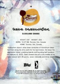 Gabe Osabuohien - Topps G League Base Set 2024-25, Nr. 18