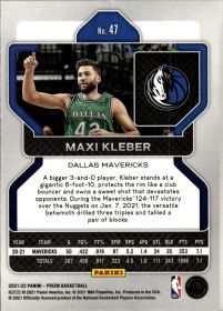 Maxi Kleber - Panini Prizm Base Set 2021-22, Nr. 47