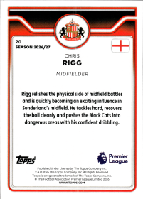 Chris Rigg - Topps Flagship Premier League Future Stars 2026-27, Nr. 20