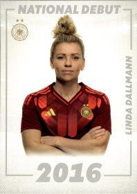 Linda Dallmann - Panini DFB-Frauen Team-Set National Debut 2025, Nr. DEB-06 – Insert