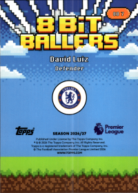 David Luiz - Topps Flagship Premier League 8 Bit Ballers 2026-27, Nr. 8B 7 – Insert