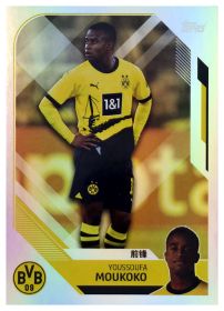 Youssoufa Moukoko - Topps Borussia Dortmund Team Set China Edition Base Set 2023-24, Nr. BVBC-19