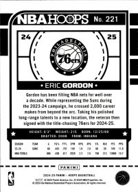 Eric Gordon - Panini Hoops Base Set 2024-25, Nr. 221