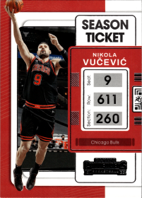 Nikola Vučević - Panini Contenders Season Ticket 2021-22, Nr. 66
