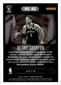 Blake Griffin - Panini Illusions Base Set 2020-21, Nr. 80