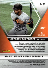 Anthony Santander - Panini Mosaic Base Set 2021, Nr. 82