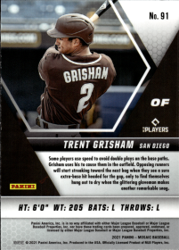 Trent Grisham - Panini Mosaic Base Set 2021, Nr. 91