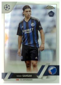 Noah Sahsah - Topps Chrome UEFA Club Competitions Base Set 2022-23, Nr. 141 – Rookie Card