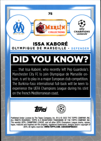 Issa Kaboré - Topps Merlin Chrome UEFA Club Competitions Base Set 2022-23, Nr. 75 – Rookie Card