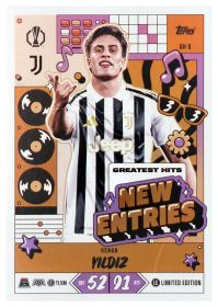 Kenan Yıldız - Topps Match Attax UEFA Club Competitions New Entries 2026-27, Nr. GH 8