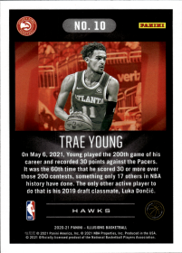 Trae Young - Panini Illusions Base Set 2020-21, Nr. 10