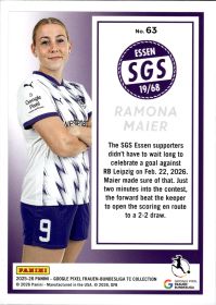 Ramona Maier - Panini Frauen-Bundesliga TC Collection Base Set 2025-26, Nr. 63