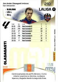 Jon Ander Olasagasti - Panini Megacracks Base Set 2025-26, Nr. 210