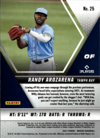Randy Arozarena - Panini Mosaic Base Set 2021, Nr. 25