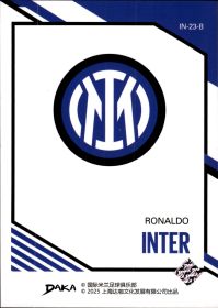 Ronaldo - DAKA Inter Top Audience Base Set 2025-26, Nr. IN-23-B