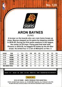 Aron Baynes - Panini Hoops Premium Stock Base Set 2019-20, Nr. 128